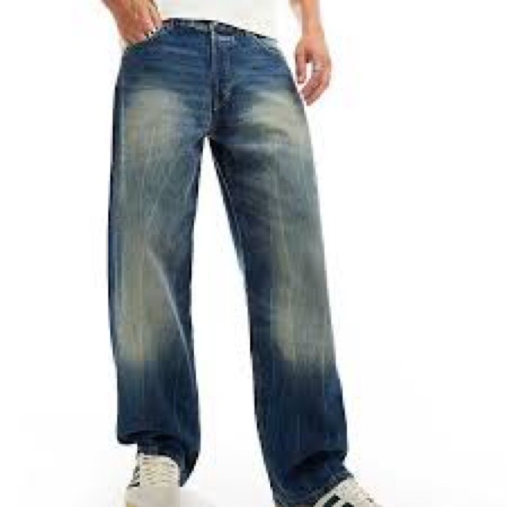 Weekday Sphere bought from ASOS  Relaxed Fit Blue Jeans